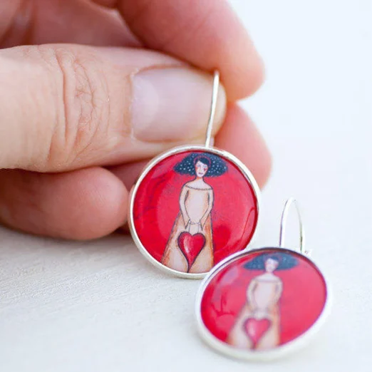 Naušnice viseće - mandala